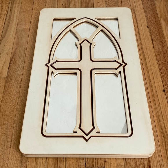 Other - Mirror w/ Cross Accent